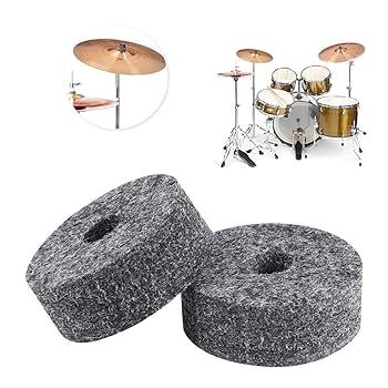 Amazon | 8pcs/セット シンバルワッシャー ドラムフェルトパッド
